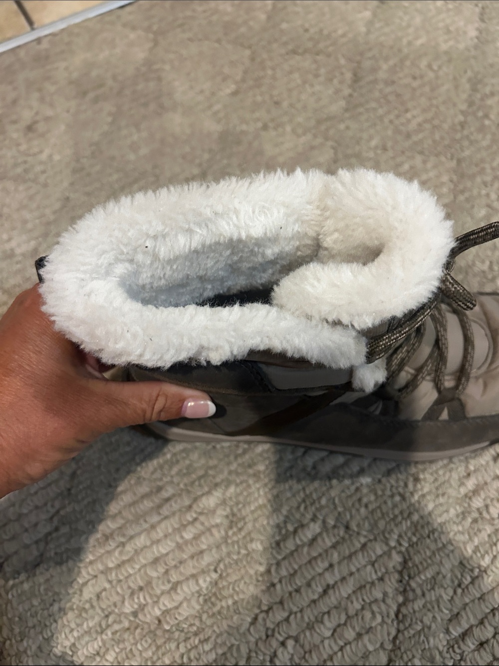 Sorel Women's Winter Lace-Up Boot in Gray - Picture 9 of 13